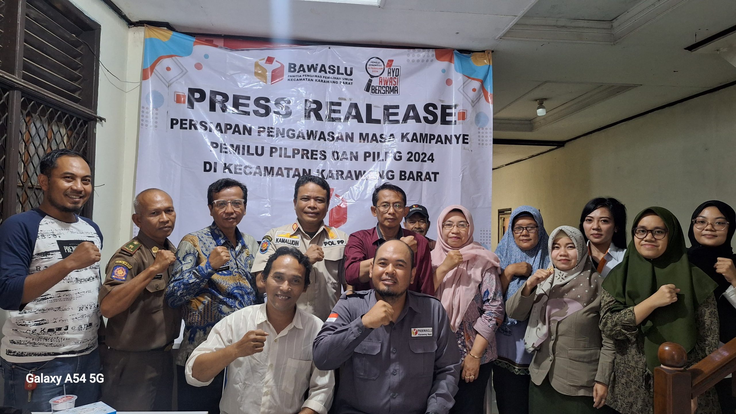 Gelar Rakor Persiapan Tahapan Kampanye Panwaslu Karawang Barat