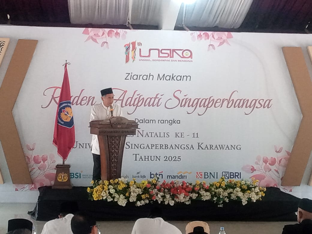 Dies Natalis ke-11, Unsika Lestarikan Nilai Luhur dengan Ziarah ke Makam Adipati Singaperbangsa