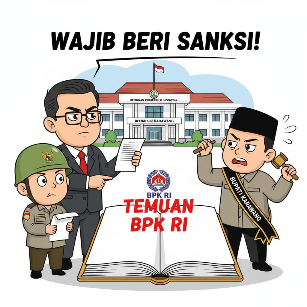 Temuan BPK di BPBD Karawang, Sinyal Kuat Dugaan Korupsi di Balik Kelebihan Bayar Rp72 Juta