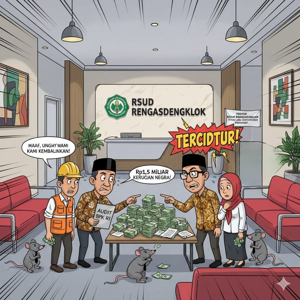 Terciduk Auditor! BPK Bongkar Kerugian Rp1,5 Miliar Proyek RSUD Rengasdengklok, Dinas Lalai Kontraktor Buru-Buru Kembalikan Uang Negara