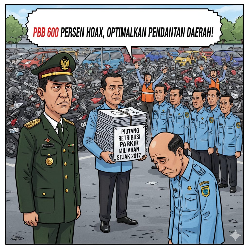 Semangat Optimalisasi PAD VS Realitas Piutang Dishub Karawang, Cederai Harapan Bupati