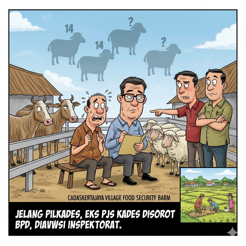 Polemik 14 Domba Misterius??, Jelang Pilkades Eks Pjs Kades Cadaskertajaya Disorot BPD Diawasi Inspektorat