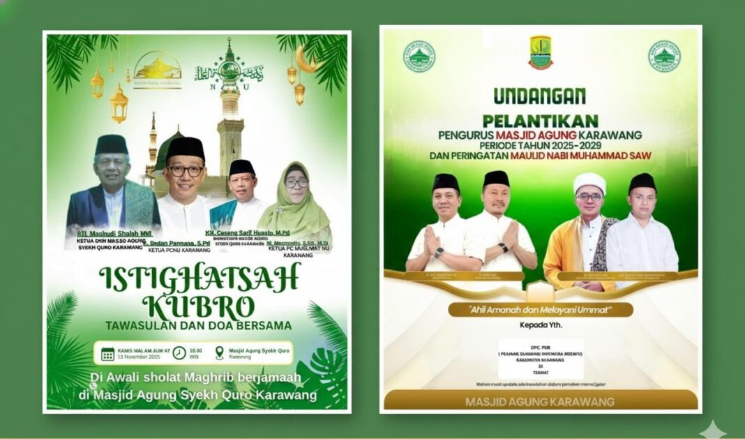 Rebutan Kekuasaan DKM Masjid Agung!!, Dua Kubu Saling Klaim “Ketua DKM” di Waktu yang Sama