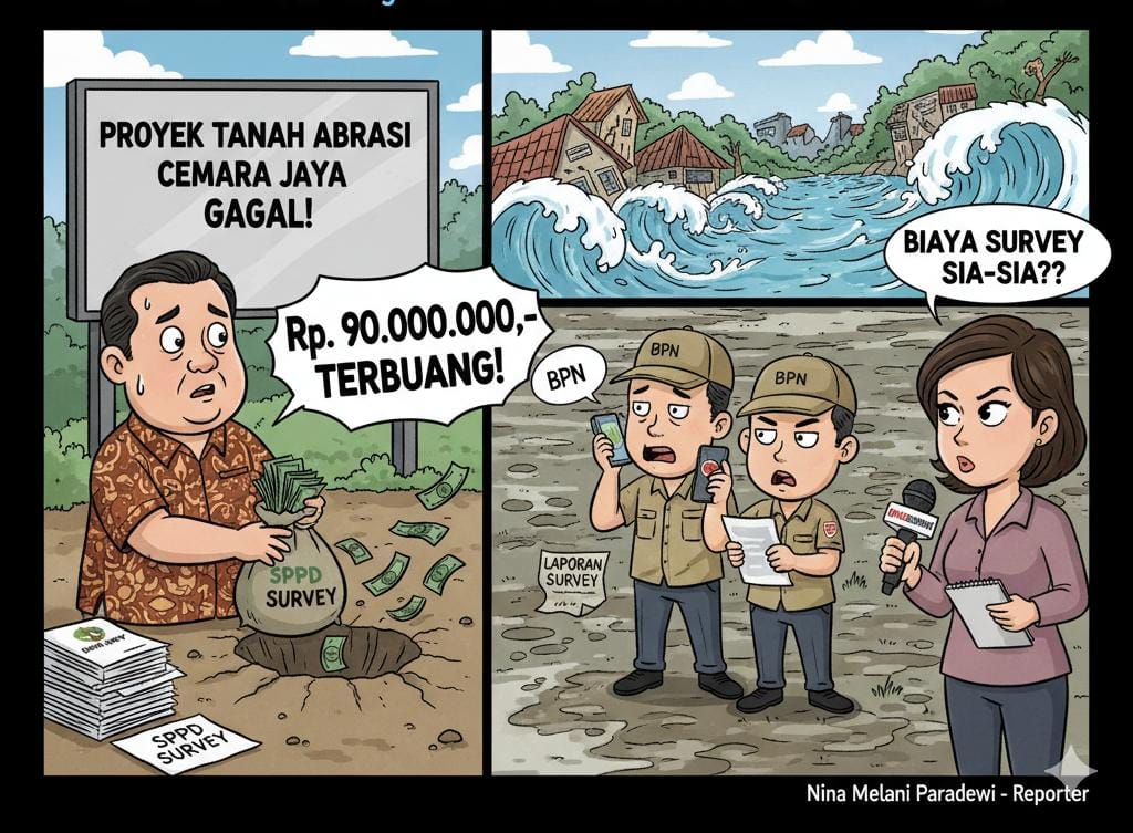 Gagal Beli Tanah, Dinas PRKP Tetap Korbankan Puluhan Juta Untuk Biaya Survei Sia-sia??