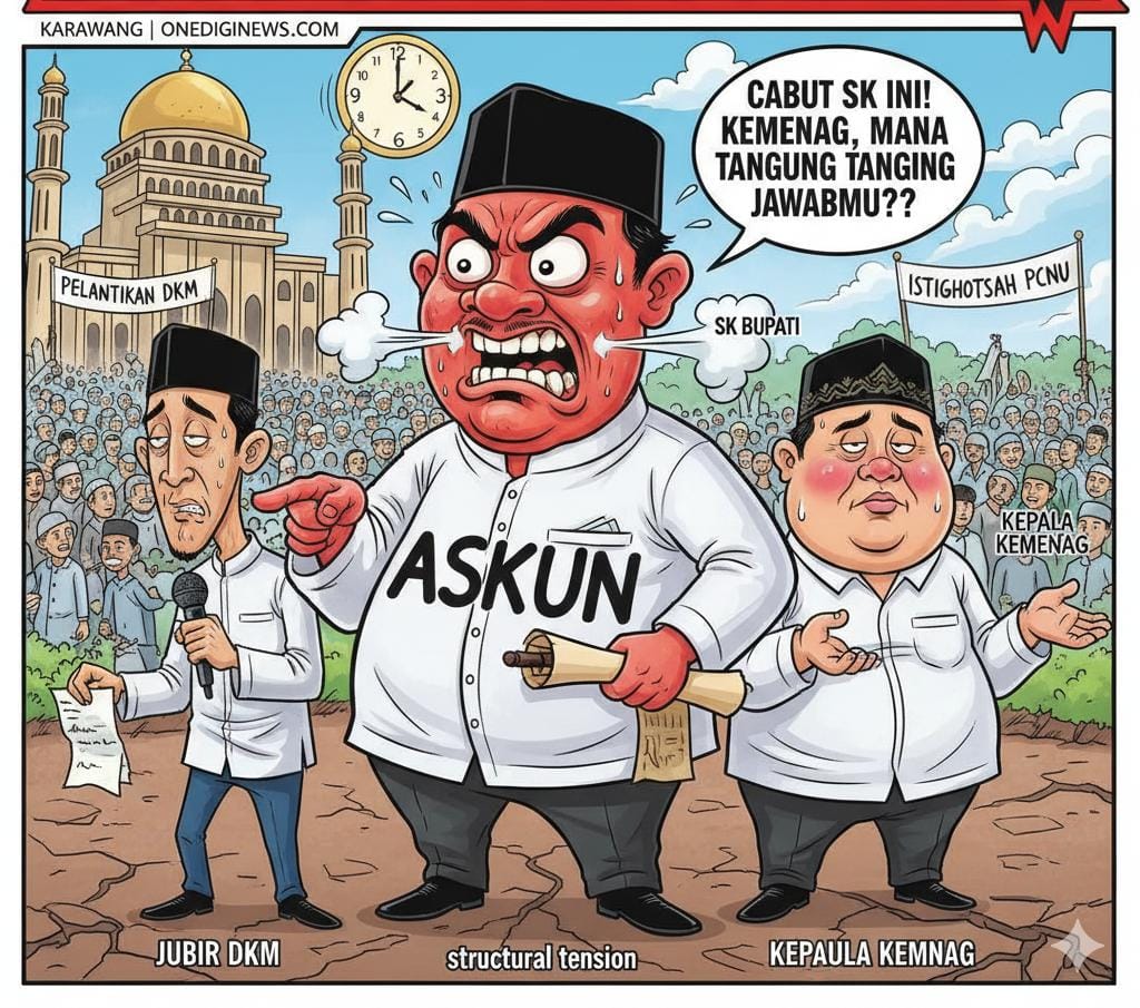 DKM Memanas!!, Asep Agustian Murka, Tantang Pencabutan SK dan Minta Tanggungjawab Kemenag Soroti Netralitas