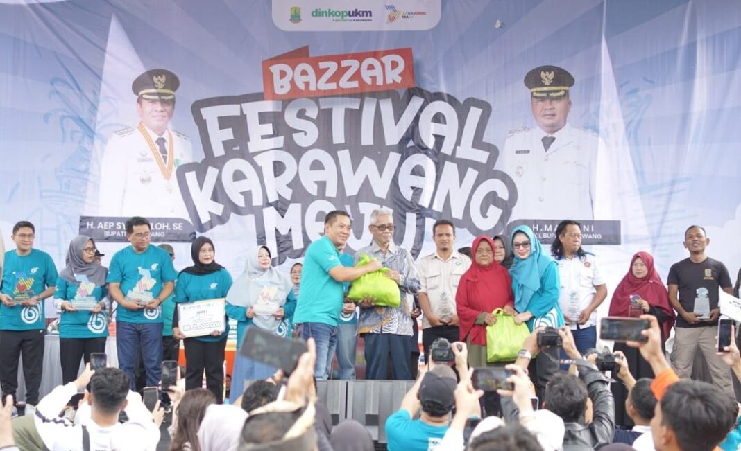 Kolaborasi Dinkop dan Dinkes, Festival Karawang Maju 2025 Dongkrak Ekonomi Daerah