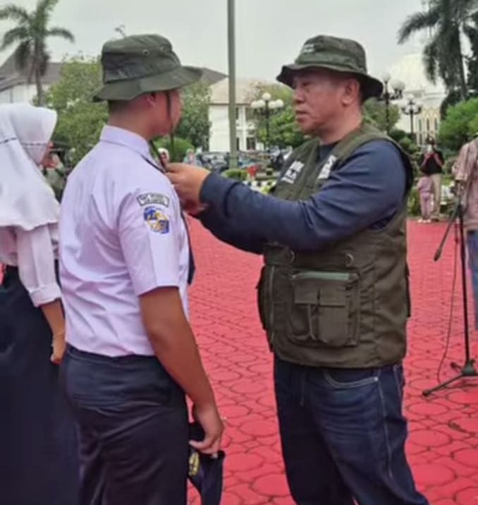 Disdikpora Karawang Berangkatkan 50 Pelajar untuk Pelatihan Bela Negara
