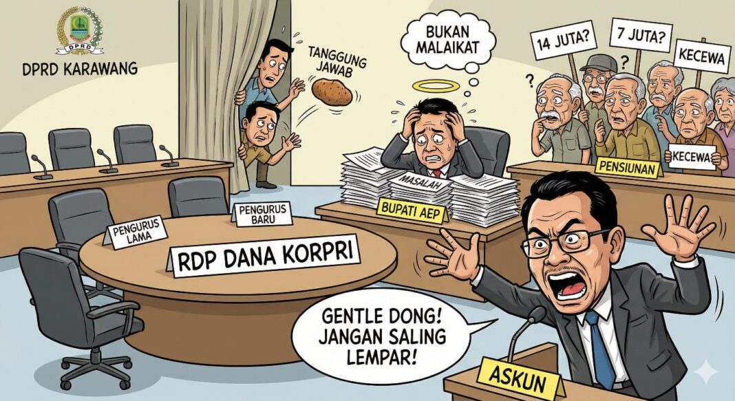 RDP Dana KORPRI Buntu, Askun Pertanyakan Absennya Pengurus Lama dan Baru, Gentle Dong!! Jangan Saling Lempar