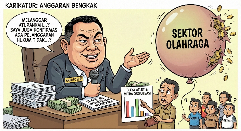 Anggaran Perdin Disdikpora Bengkak di Sektor Olahraga, Kabid : Melanggar Aturankah?, PPTK Untuk Biaya Atlet dan Mitra Organisasi