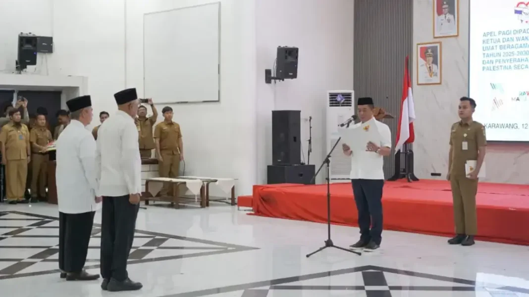 Bupati Karawang Resmi Kukuhkan Ketua dan Wakil Ketua I FKUB Kabupaten Karawang
