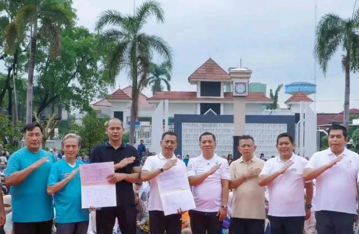 Perkuat Sinergi OPD, Bupati Karawang Implementasikan SLA dalam Agenda Senam Pagi