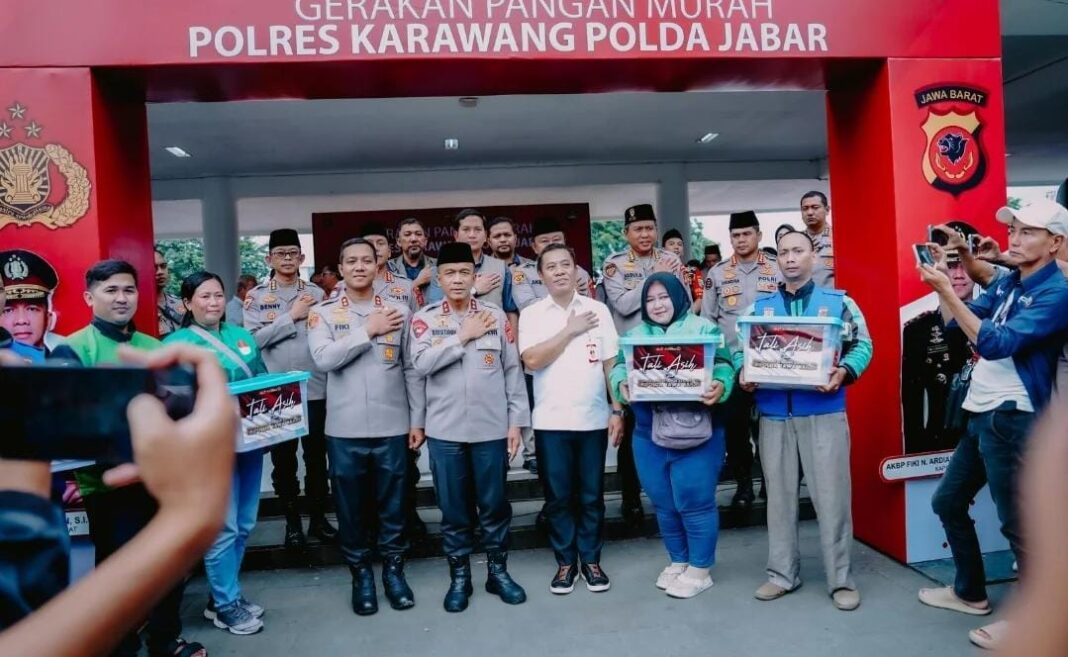 Pemkab Karawang Apresiasi Dukungan Polda Jabar dalam Gerakan Pangan Murah