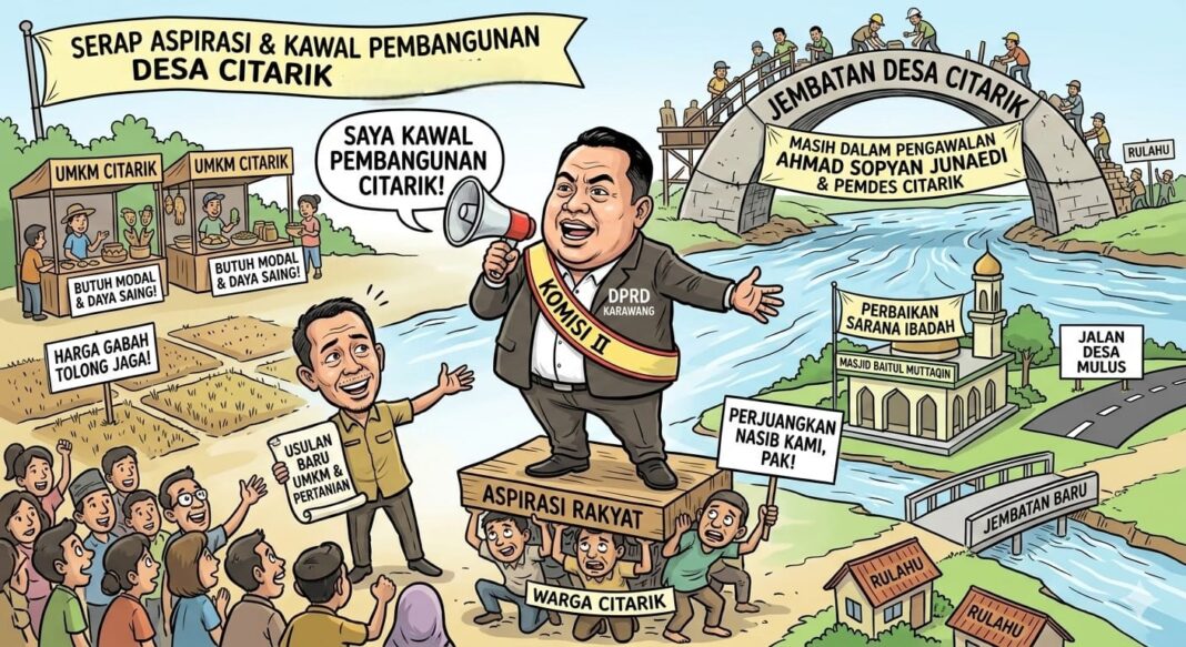 Serap Aspirasi di Tirtamulya, Ahmad Sopyan Junaedi Berkomitmen Kawal Pembangunan Desa Citarik