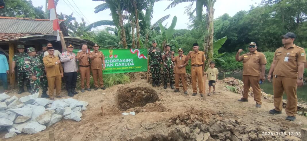 Plt Bupati Bekasi Resmikan Groundbreaking Jembatan Garuda di Babelan