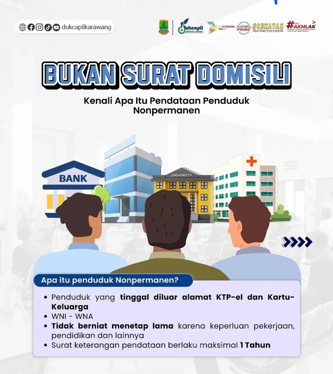 Disdukcapil Karawang Tegaskan Pentingnya Pendataan Penduduk Nonpermanen, Bukan Lagi Surat Domisili
