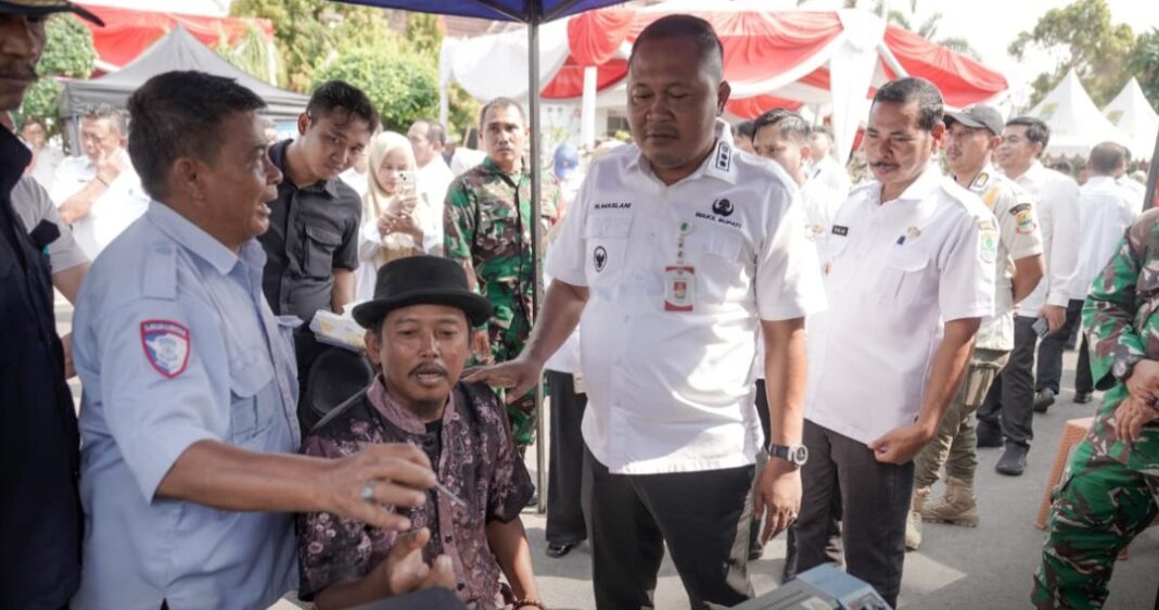 Wabup Karawang Pantau Layanan PATEN di Tirtajaya, Kunjungi UMKM dan Posyandu