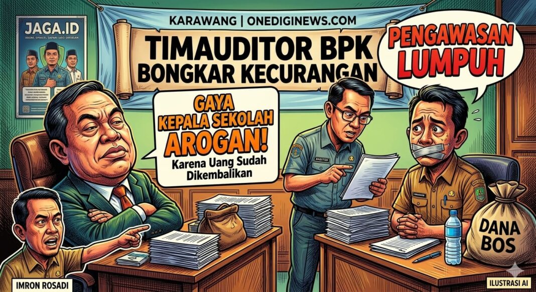 Skandal Uang BOS Siswa di Bongkar BPK, JAGA-KPK Dilawan, Ada Apa Antara SMPN 1 Kutawaluya dan Manajer BOS?
