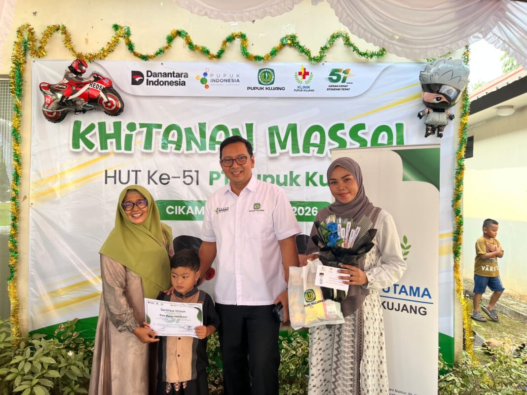 Rayakan HUT ke-51, Pupuk Kujang Gelar Khitanan Massal Gratis untuk 510 Anak