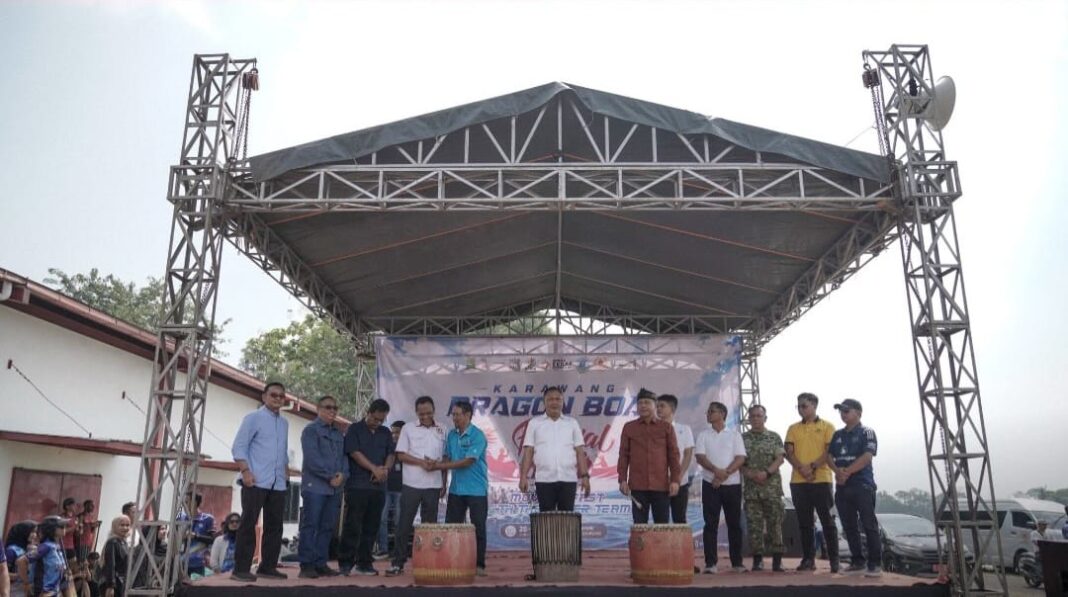 Wabup Karawang Dorong Situ Cipule Jadi Pusat Olahraga Air Regional Lewat Dragon Boat Festival 2026