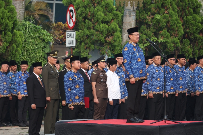 Pimpin Upacara Hari Lahir Pancasila, Plh Wali Kota Bekasi Tegaskan Pentingnya Menjaga Persatuan Bangsa
