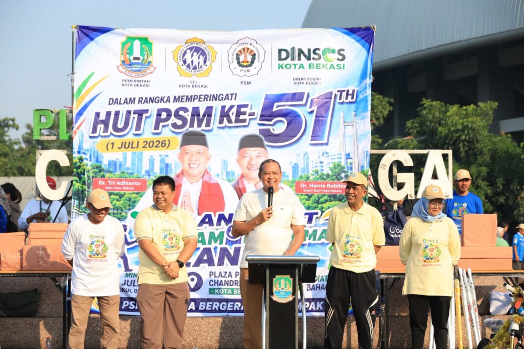 Wali Kota Bekasi Apresiasi HUT ke-51 PSM Kota Bekasi, Ajak Lansia Tetap Sehat dan Produktif