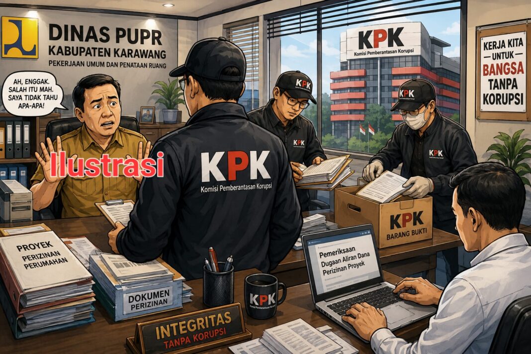 Isu Dugaan Pemeriksaan Pejabat PUPR Karawang oleh KPK Mencuat, Kadis dan Sekda Beri Klarifikasi