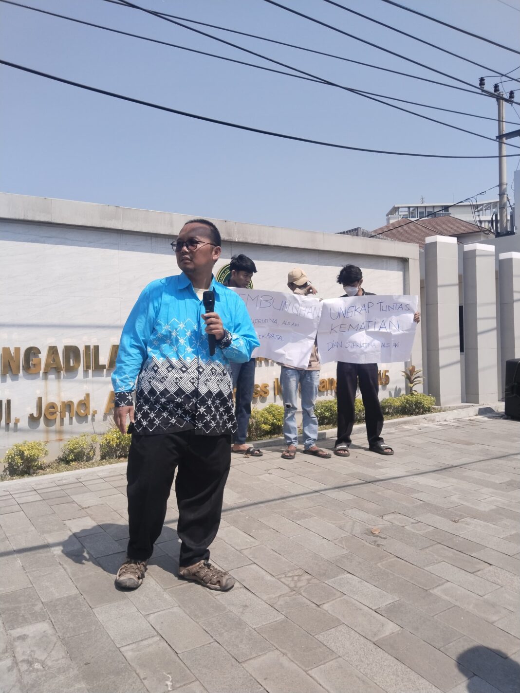 Keluarga Korban Pembunuhan Dian Supriatna Gelar Aksi, Duga Ada Kejanggalan dalam Proses Persidangan