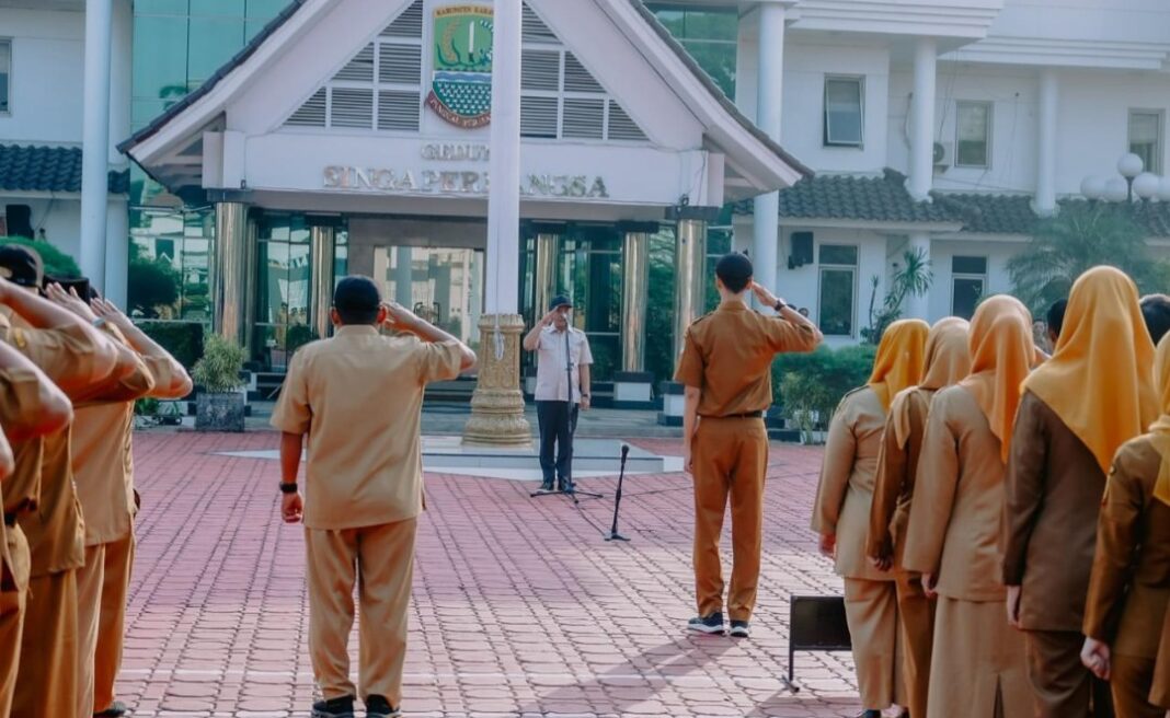 Pimpin Apel Pagi, Bupati Aep Minta OPD Percepat Program Infrastruktur dan Kesehatan