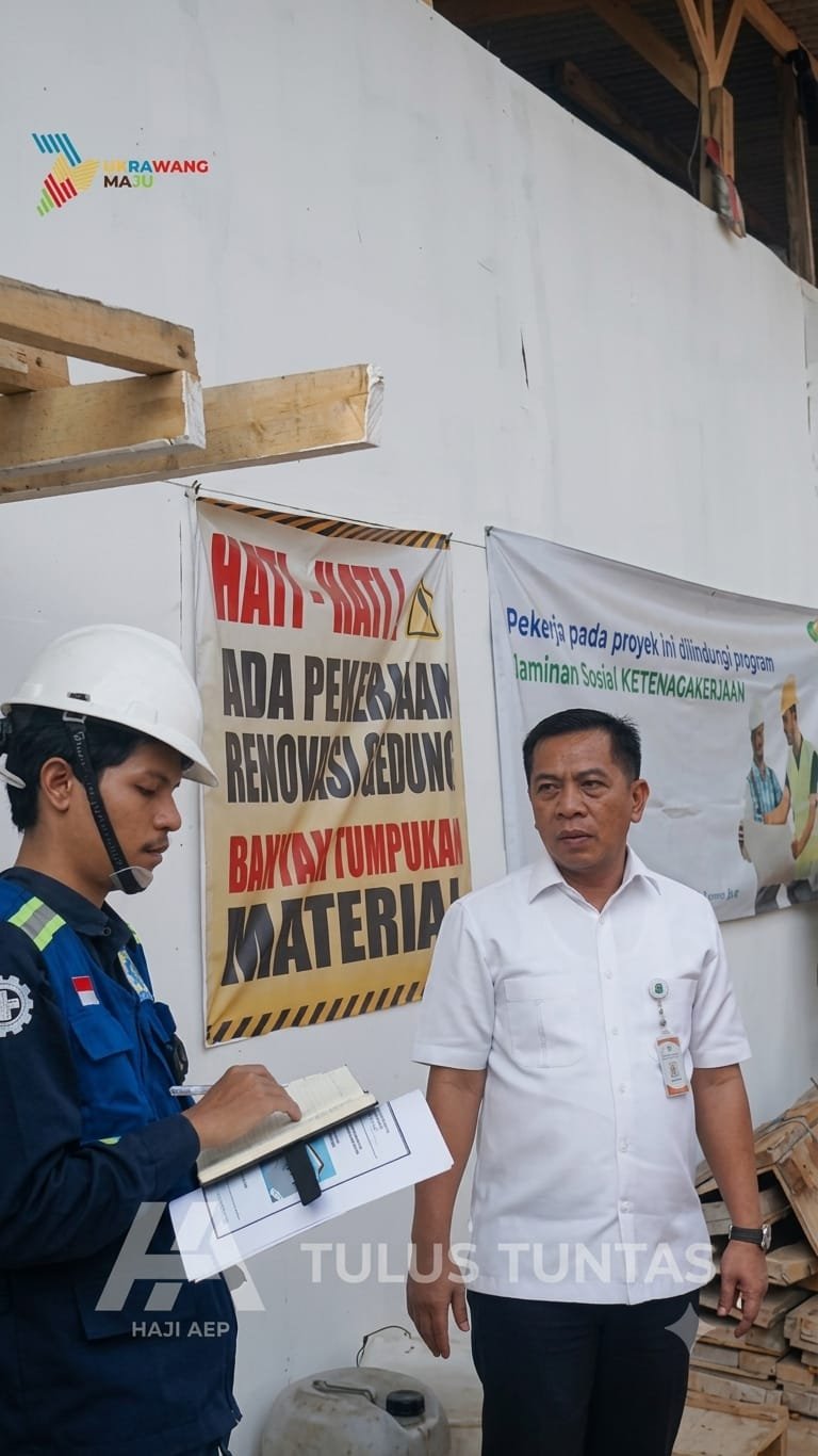 Proyek Puskesmas Kotabaru Rp5,6 Miliar Diduga Tak Sesuai Bestek, Bupati Aep Syaepuloh Semprot Konsultan Pengawas : ” Kita Bayar Full!!