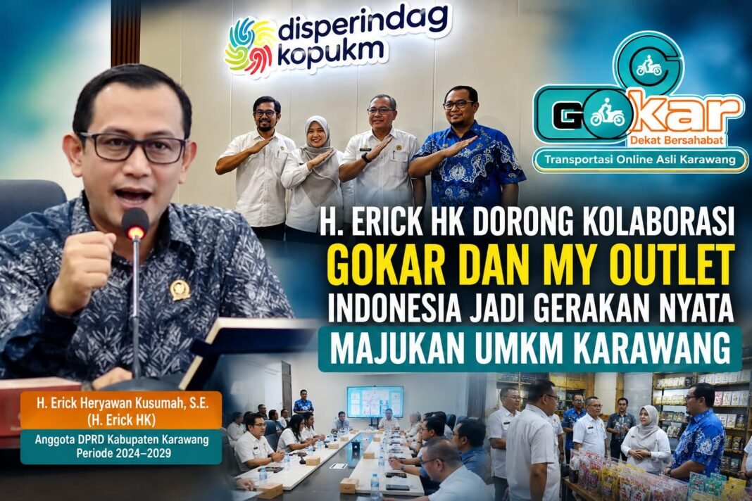 H. Erick HK Dorong Kolaborasi GOKAR dan My Outlet Indonesia untuk Majukan UMKM Karawang