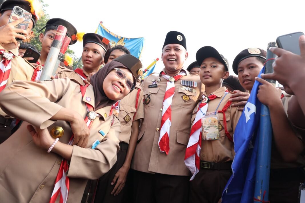 Ratusan Anggota Pramuka Bekasi Bermalam di Kantor Pemkot, Sambut Hari Pramuka ke-65
