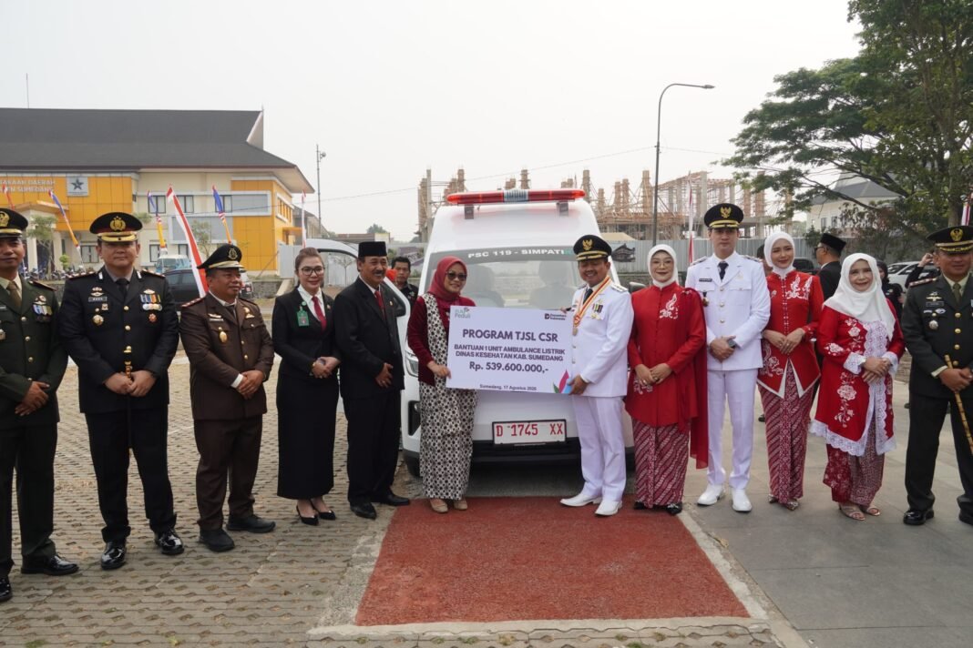 Maknai HUT RI ke-81, PLN Hadirkan Ambulans Listrik untuk PSC 119 Sumedang: Wujud Nyata Kemerdekaan Layanan Kesehatan dan Transisi Energi Bersih