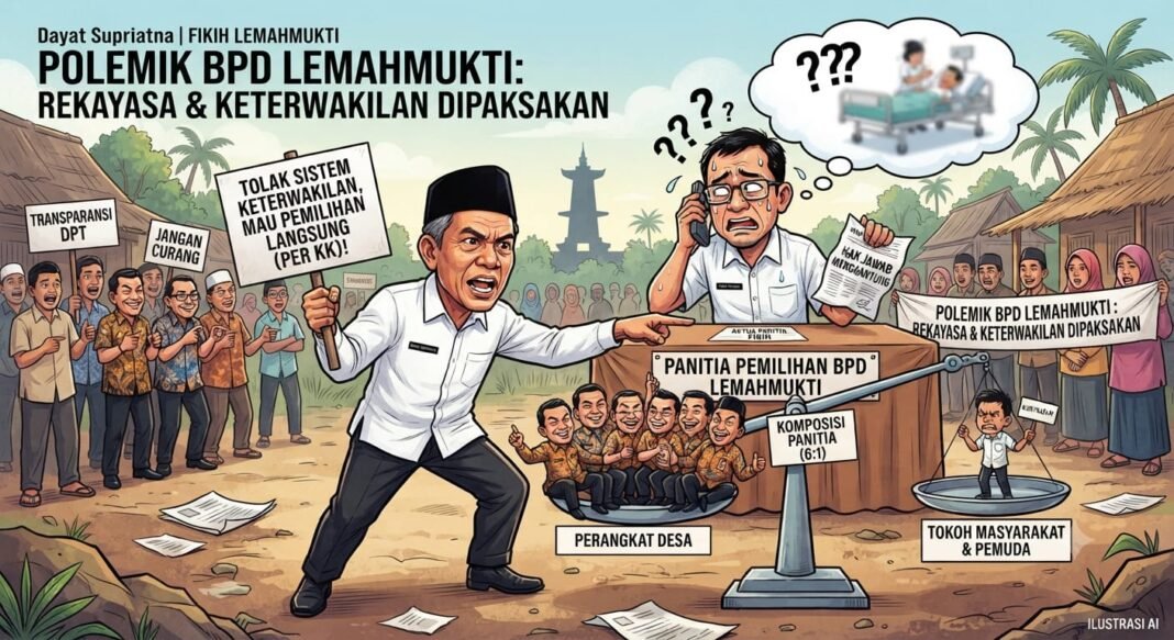 Pemilihan BPD Lemahmukti Memanas, Diduga Sarat Rekayasa dan Keterwakilan Dipaksakan, Hak Jawab Panitia Menggantung