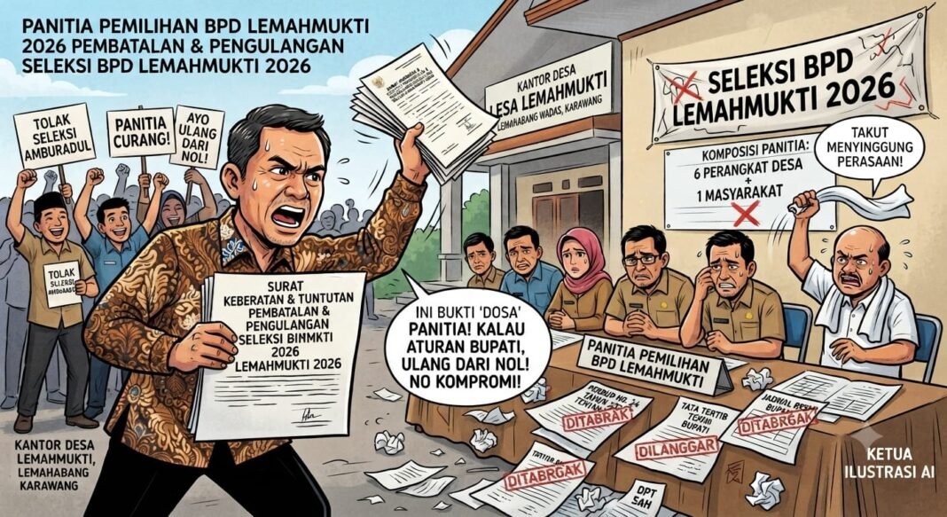 Seleksi BPD Lemahmukti Makin Panas!! Dayat Bongkar Dosa -Dosa Panitia yang Diduga Tabrak Aturan Bupati!”