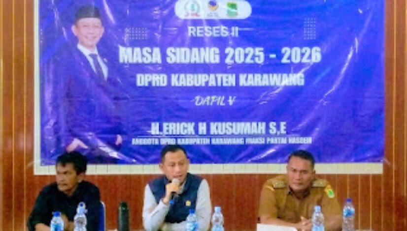 Reses DPRD Karawang di Jatisari, Erick Heryawan Tampung Aspirasi Warga soal Infrastruktur hingga Rutilahu