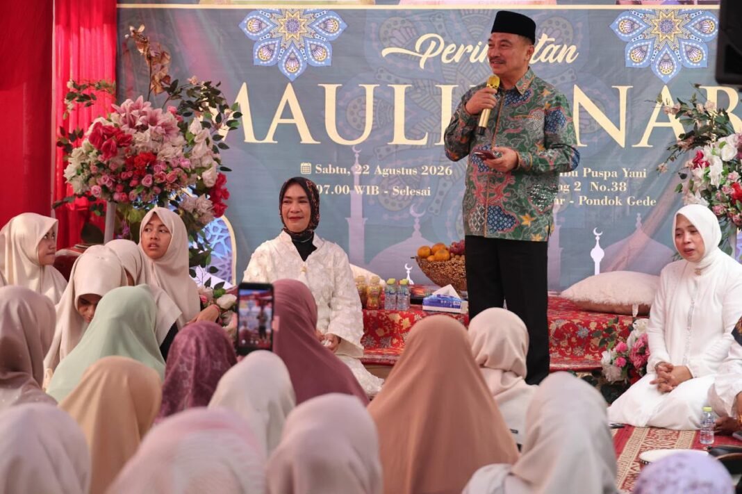 Wawali Harris Bobihoe Hadiri Peringatan Maulid Nabi, Semoga Bawa Keberkahan Untuk Kota Bekasi