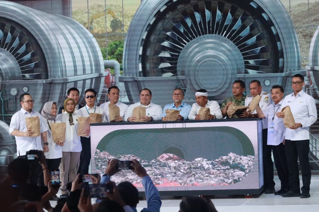 Ground Breaking PSEL Bantargebang, Tri Adhianto Targetkan Beroperasi dalam 18 Bulan.