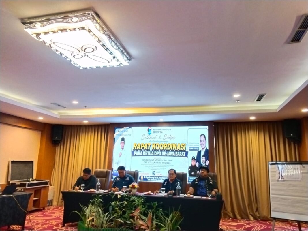 Puluhan Ketua DPD Hadiri Rakor IWO Indonesia Se-Jawa Barat di Bandung