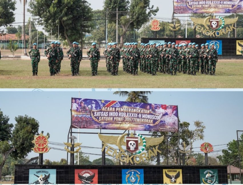Bupati Aep Lepas 287 Prajurit Yonif 305 Tengkorak untuk Misi Perdamaian Dunia di Afrika Tengah