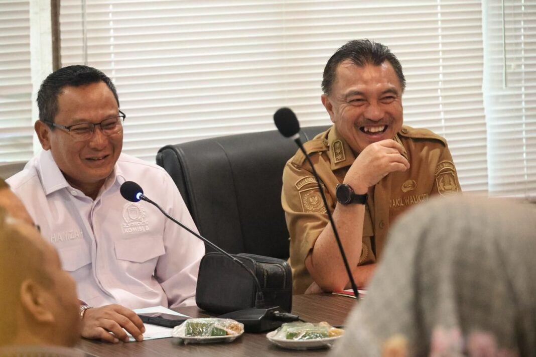 Terima Kunjungan DPRD Kota Depok Wakil Wali Kota Harris Bobihoe Bahas Peningkatan PAD