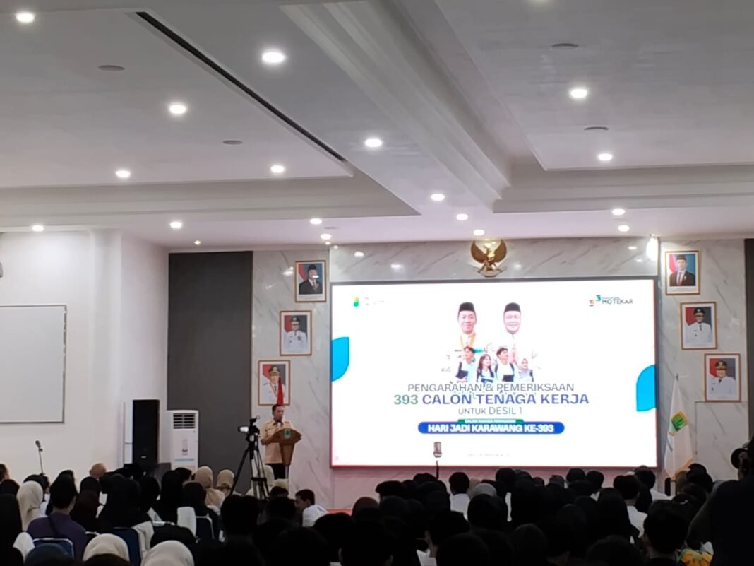 Pemkab Karawang Prioritaskan 393 Warga Desil 1-3 untuk Program Penyerapan Tenaga Kerja