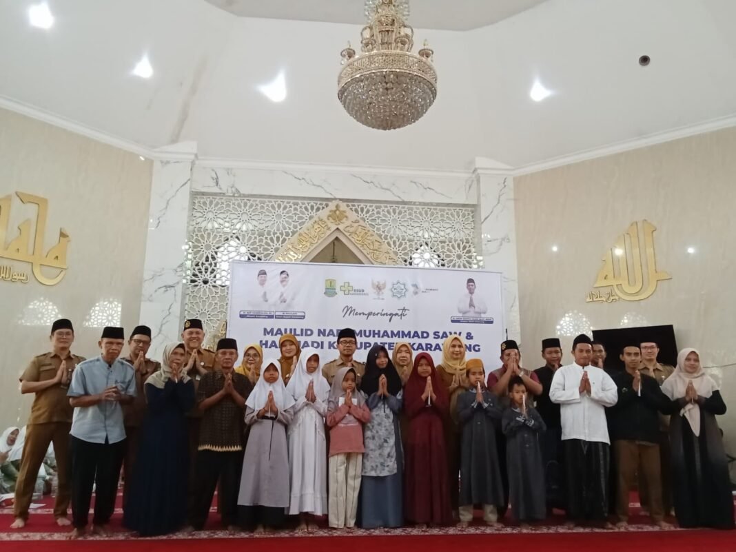Semarak Maulid Nabi dan HUT ke-393 Karawang: RSUD Karawang Salurkan Santunan untuk 939 Yatim dan Dhuafa
