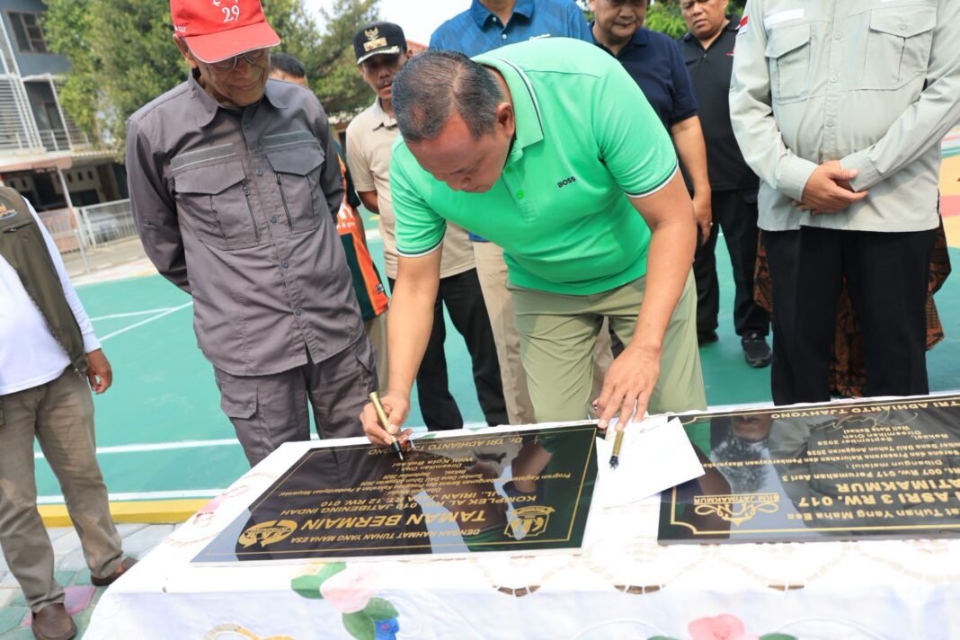 Diresmikan Taman Asri 3 dan Taman Bahagia di Jatimakmur, Wali Kota Bekasi Terus Bangun Taman Hijau Untuk Masyarakat