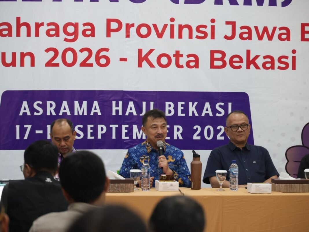 Wakil Wali Kota Bekasi Buka Delegate Registration Meeting Porprov Jabar XV Jawa Barat 2026