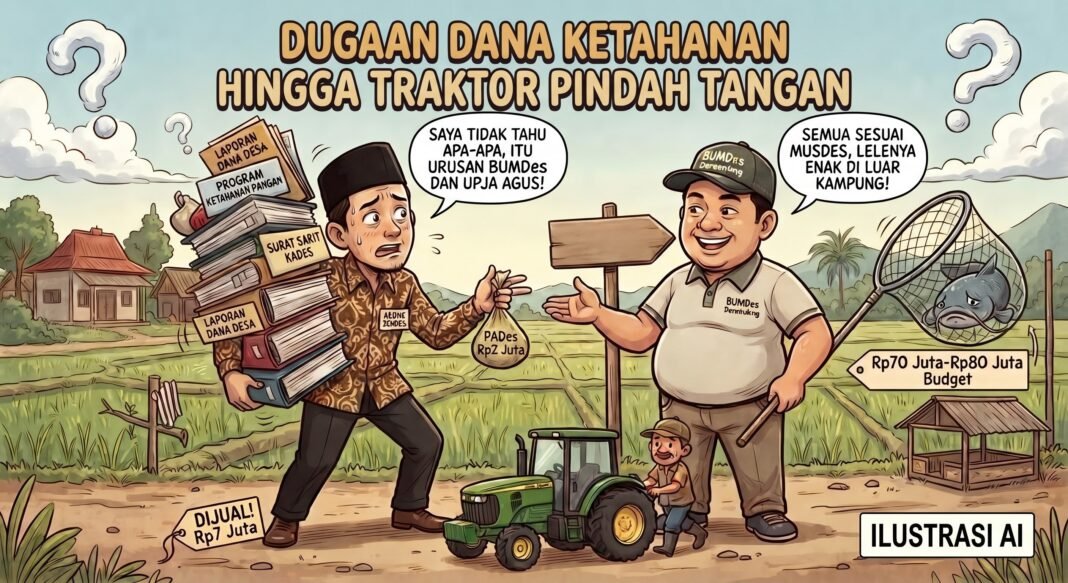 Darawolong Disorot!! Mulai dari Dugaan Alsintan Dijual, Hingga Dugaan Ketahanan Pangan Sapi dan Kolam Ikan yang Tak Jelas