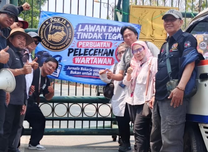 Soroti Etika ASN, Aksi Solidaritas Wartawan Bekasi Sesalkan Ketidakhadiran Syafri Donny Sirait