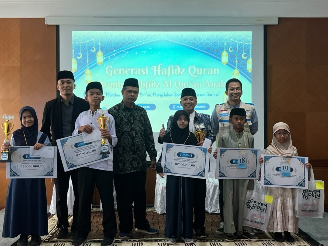 Semangat Hari Listrik Nasional ke – 81, Serta Wujudkan Generasi Qur’ani, YBM PLN UP3 Sumedang Gelar Lomba Tahfidz Tingkat Sekolah Dasar