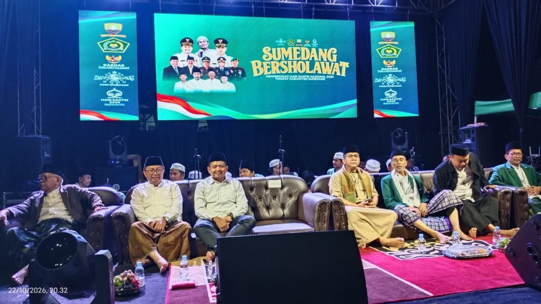Malam Puncak HSN 2026, Kepala Kemenag Sumedang Dorong Santri Jadi Generasi Membanggakan