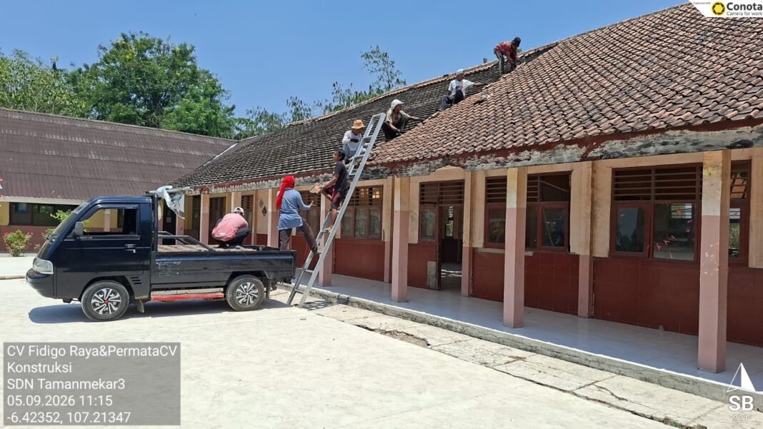 Proyek CV Fidigo Raya Disorot: Kepsek Akui Jual Sisa Bangunan dan Genting Aset SDN Tamanmekar III Demi BOP
